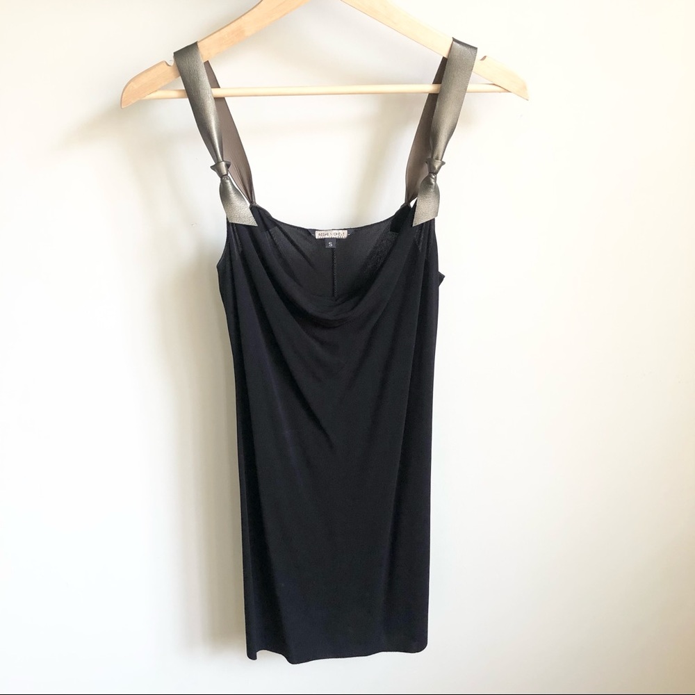 ROZAE NICHOLS Sleeveless Black Tank Top Size Small